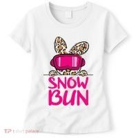Winter Slope Hopper Ski Adventure Leopard Women's T-Shirt thumb 0