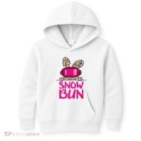 Winter Slope Hopper Ski Adventure Leopard Kids Hoodie thumb 0