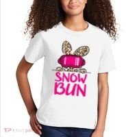 Winter Slope Hopper Ski Adventure Leopard Kids T-Shirt thumb 2