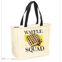 Waffle Squad Ironic Waffle Gourmet Hobby Chef Tote Bag thumb 2
