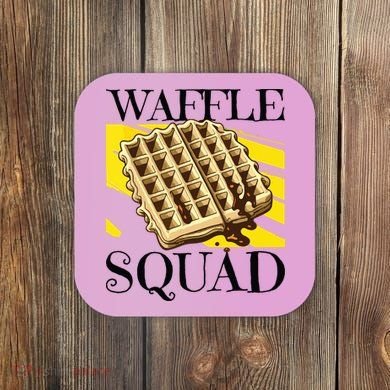 Waffle Squad Ironic Waffle Gourmet Hobby Chef Coaster