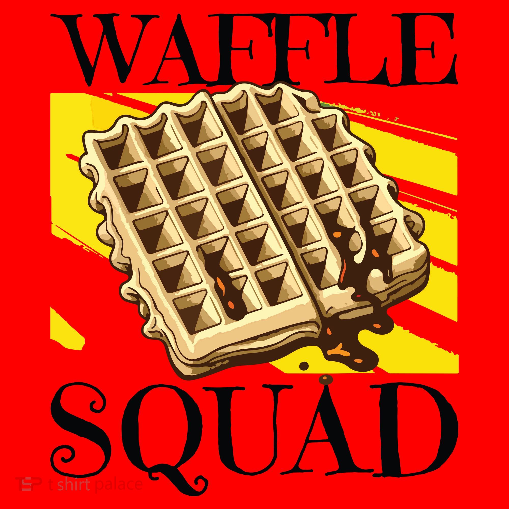 Waffle Squad Ironic Waffle Gourmet Hobby Chef Santa Hat