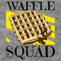 Waffle Squad Ironic Waffle Gourmet Hobby Chef Toddler Hoodie thumb 2