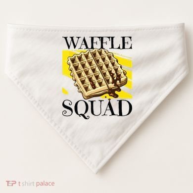 Waffle Squad Ironic Waffle Gourmet Hobby Chef USA-Made Doggie Bandana