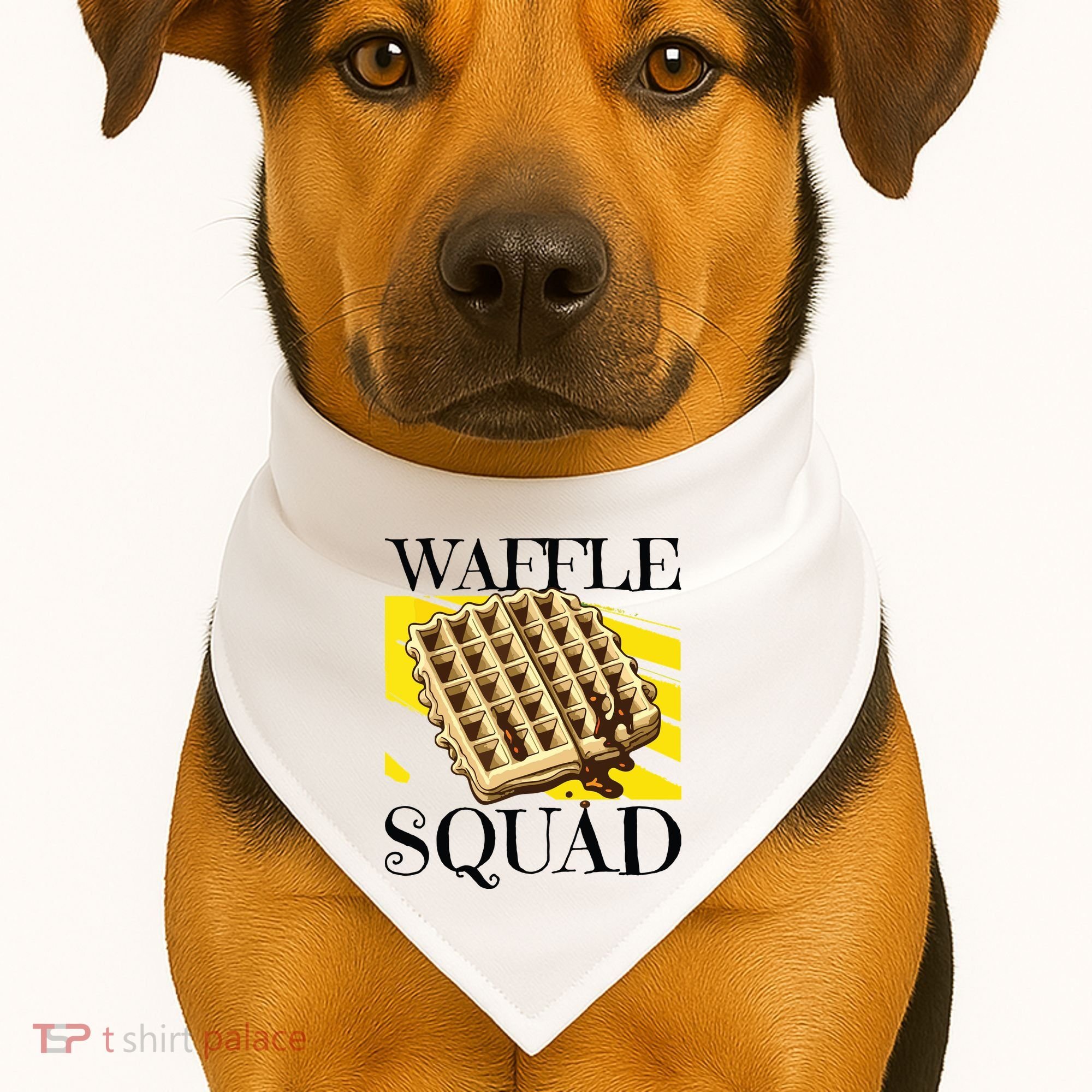 Waffle Squad Ironic Waffle Gourmet Hobby Chef USA-Made Doggie Bandana