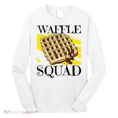 Waffle Squad Ironic Waffle Gourmet Hobby Chef Long Sleeve Shirt
