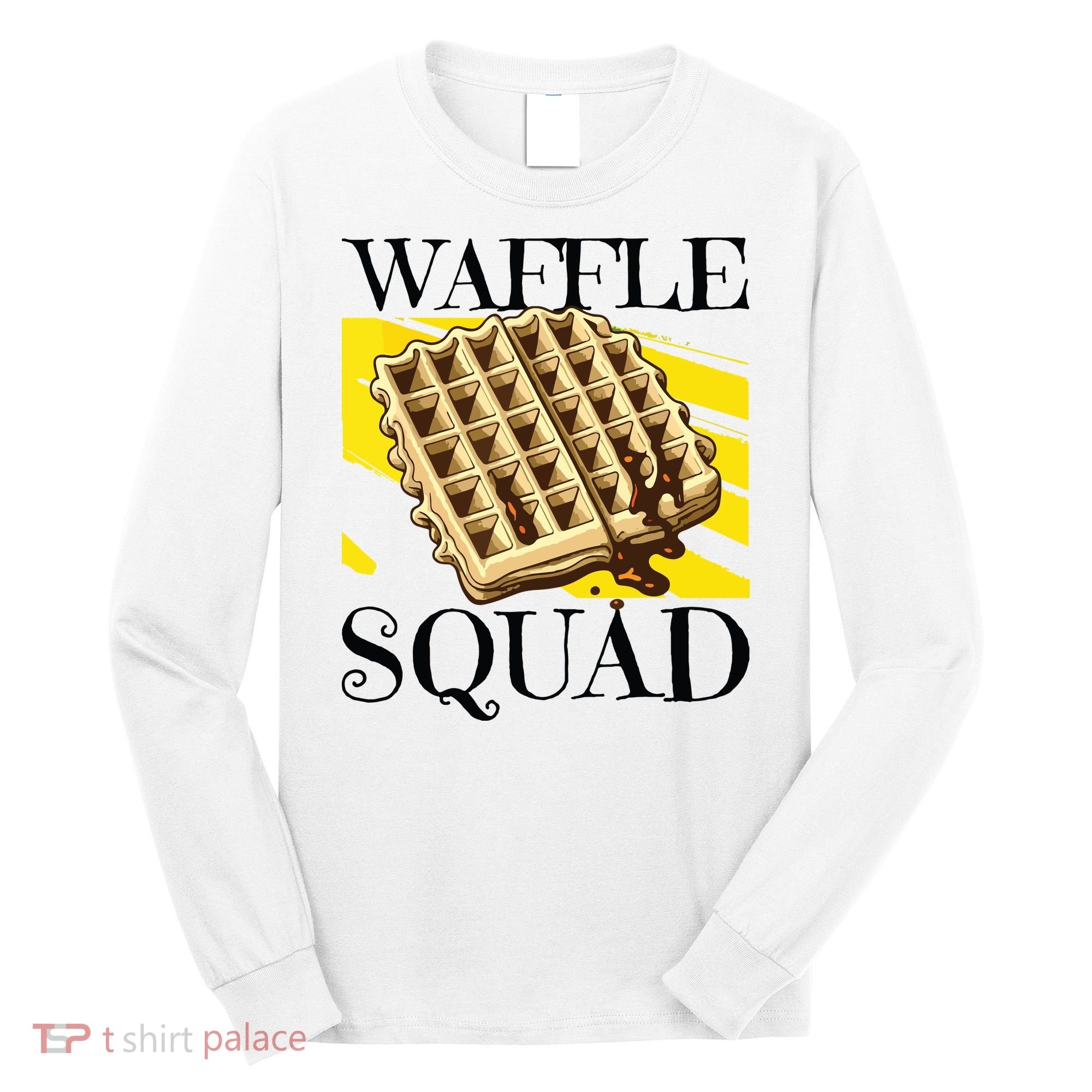 Waffle Squad Ironic Waffle Gourmet Hobby Chef Long Sleeve Shirt