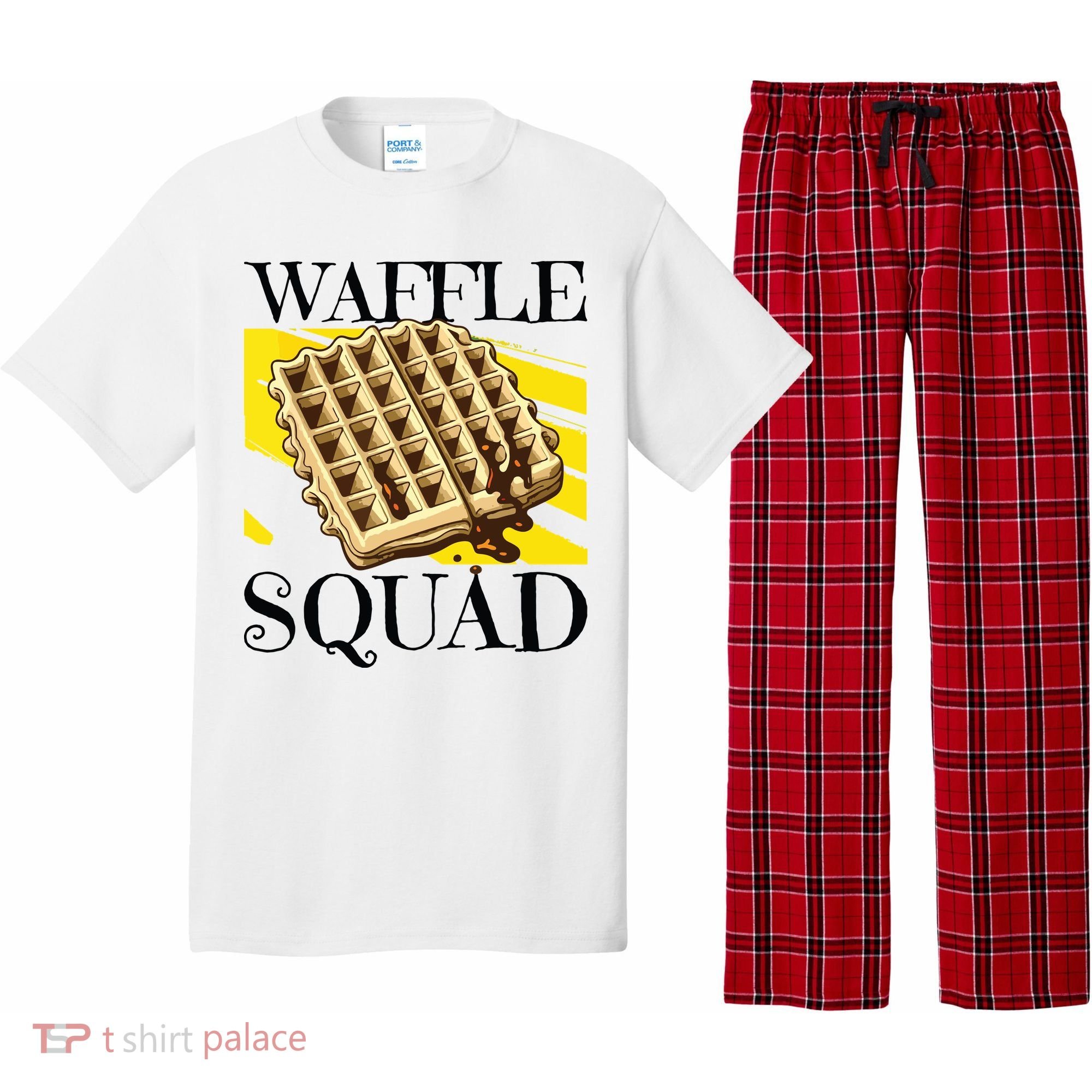 Waffle Squad Ironic Waffle Gourmet Hobby Chef Pajama Set