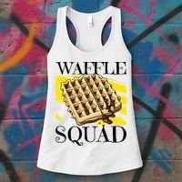 Waffle Squad Ironic Waffle Gourmet Hobby Chef Women's Tank Top thumb 3