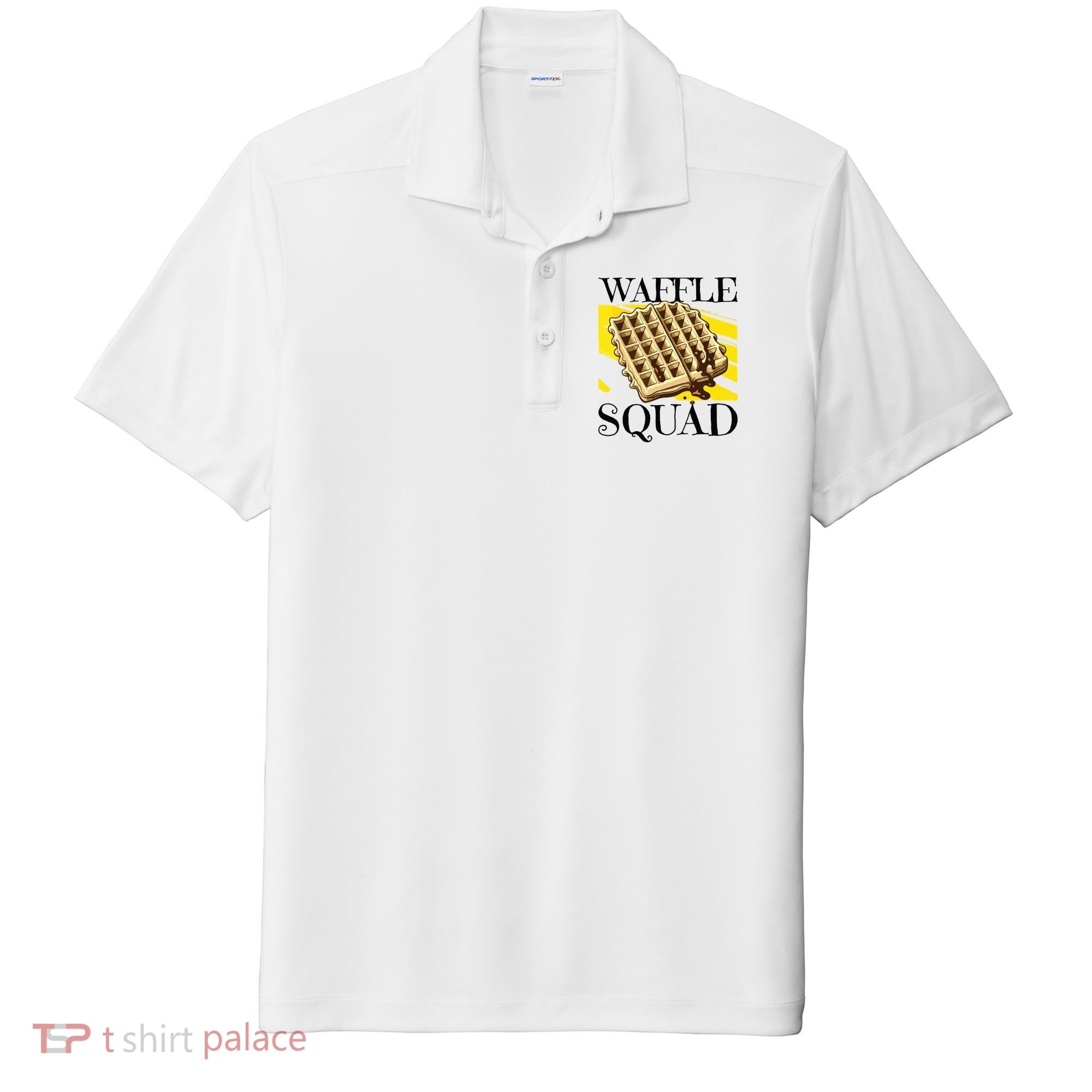 Waffle Squad Ironic Waffle Gourmet Hobby Chef Sport-Tek Posi-UV Pro Polo