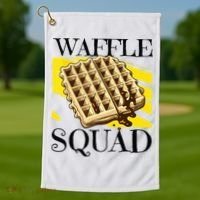 Waffle Squad Ironic Waffle Gourmet Hobby Chef Golf Towel thumb 1
