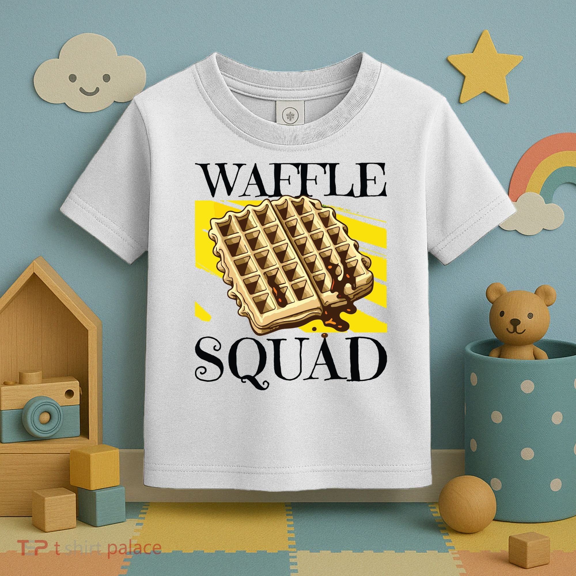 Waffle Squad Ironic Waffle Gourmet Hobby Chef Toddler T-Shirt