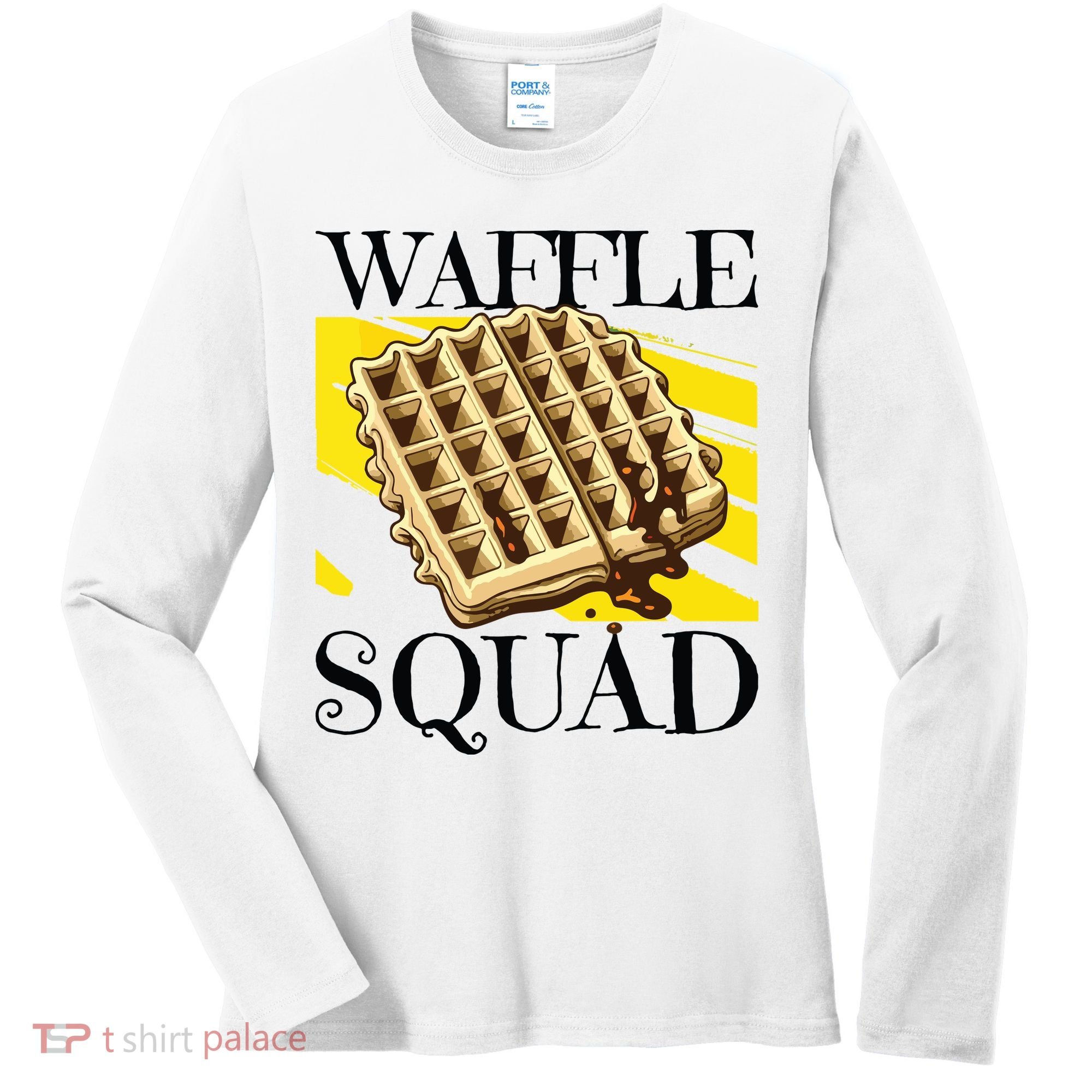 Waffle Squad Ironic Waffle Gourmet Hobby Chef Women's Long Sleeve Shirt