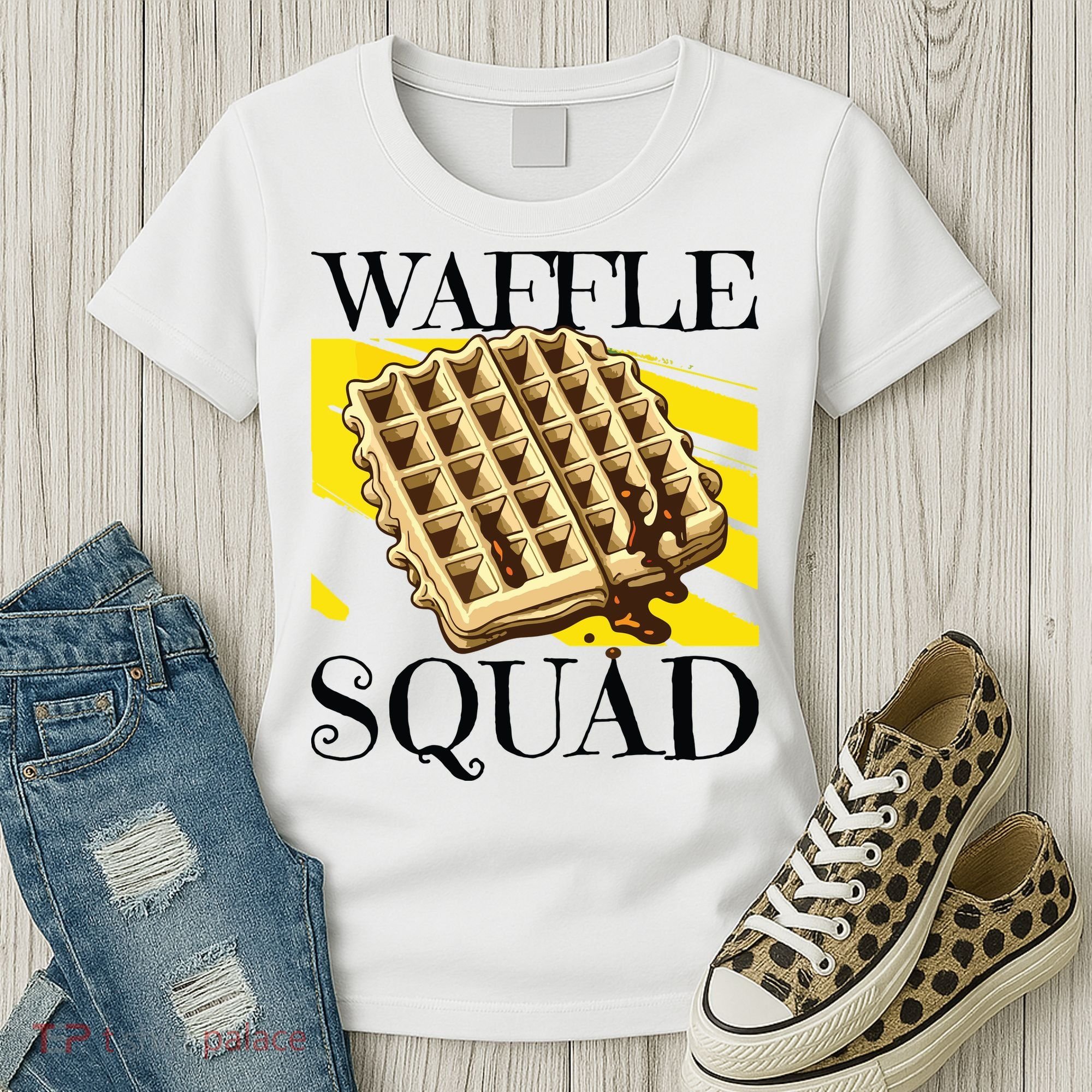 Waffle Squad Ironic Waffle Gourmet Hobby Chef Women's T-Shirt