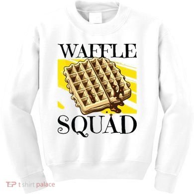 Waffle Squad Ironic Waffle Gourmet Hobby Chef Kids Sweatshirt