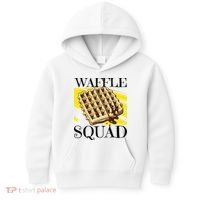 Waffle Squad Ironic Waffle Gourmet Hobby Chef Kids Hoodie thumb 0