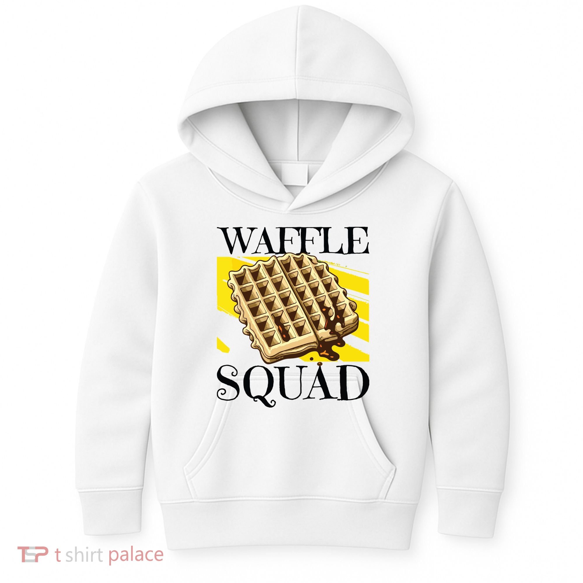 Waffle Squad Ironic Waffle Gourmet Hobby Chef Kids Hoodie