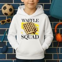 Waffle Squad Ironic Waffle Gourmet Hobby Chef Kids Hoodie thumb 2