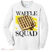 Waffle Squad Ironic Waffle Gourmet Hobby Chef Kids Long Sleeve Shirt thumb 0