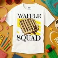 Waffle Squad Ironic Waffle Gourmet Hobby Chef Kids T-Shirt thumb 3