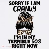 Wo Sorry If I Am Cranky I'm In My Terrible 50'S Right Now Women's Tank Top thumb 5