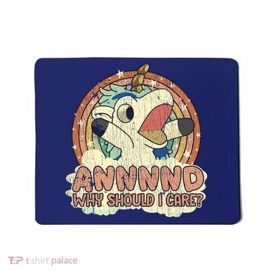 Why Should I Care Unicorn Lover Magical Funny Mousepad