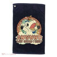 Why Should I Care Unicorn Lover Magical Funny Golf Towel thumb 0