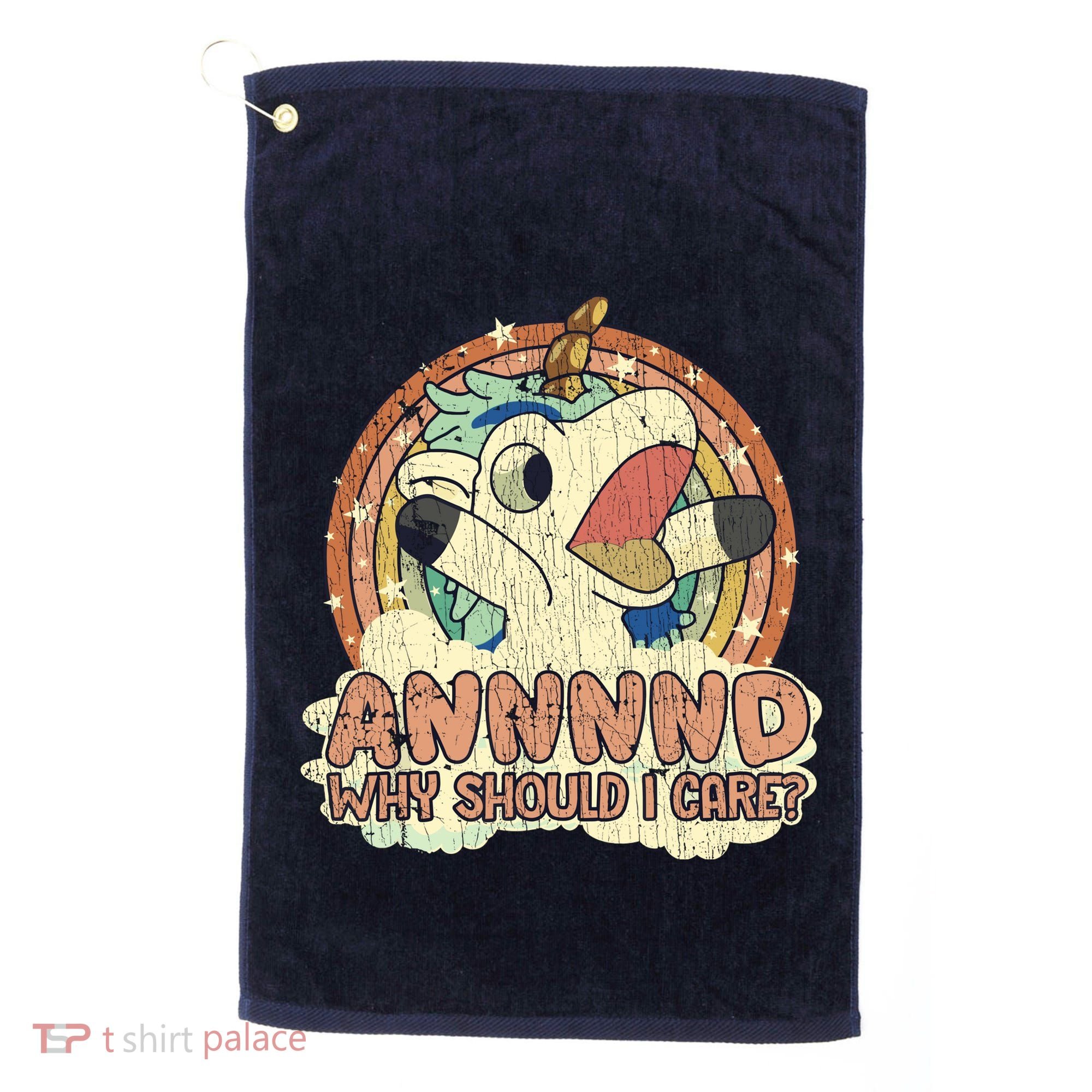 Why Should I Care Unicorn Lover Magical Funny Golf Towel