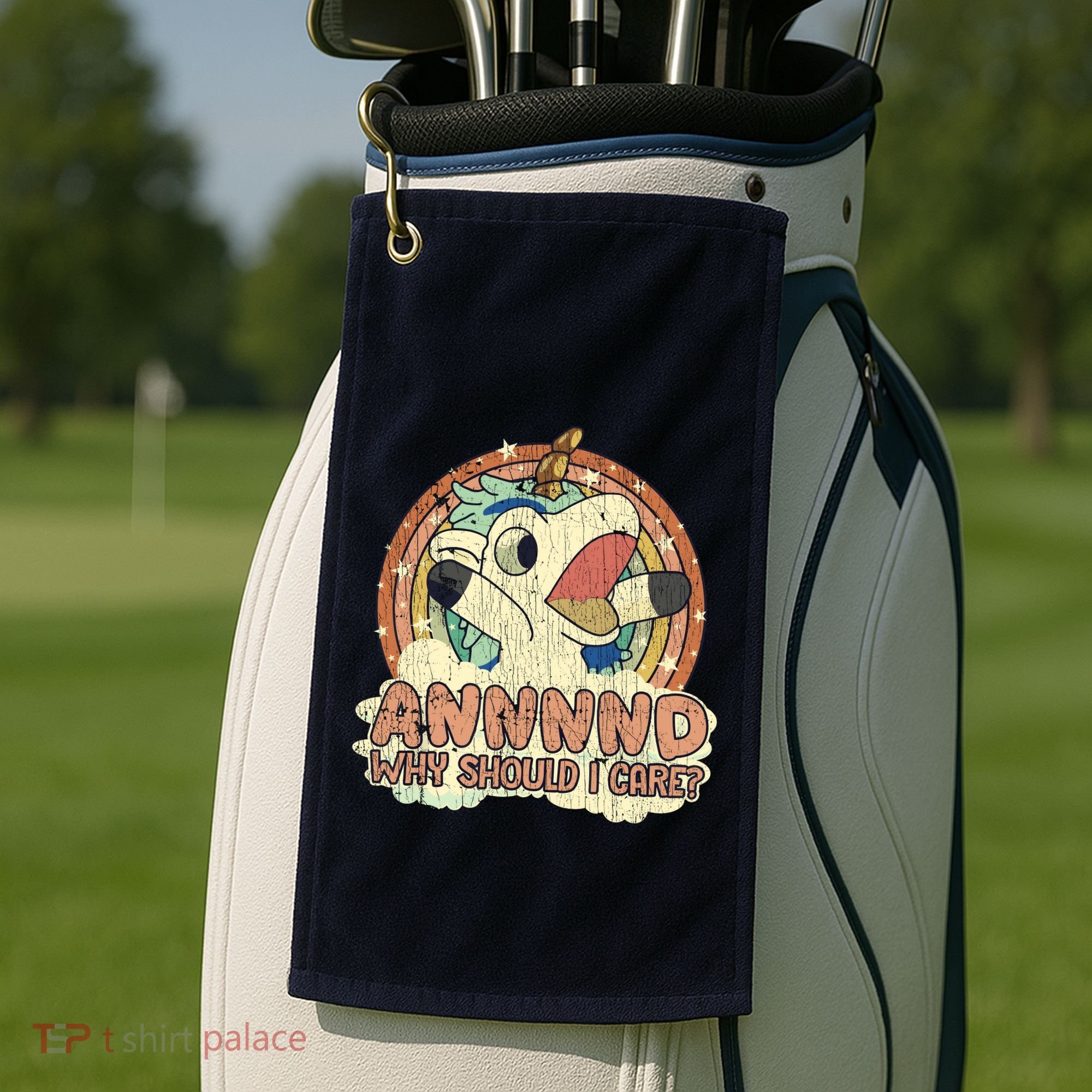 Why Should I Care Unicorn Lover Magical Funny Golf Towel