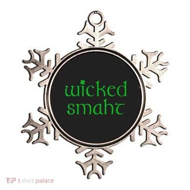 Wicked Smart Irish Boston Funny St Patricks Day Ornament