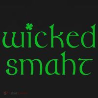 Wicked Smart Irish Boston Funny St Patricks Day Ornament thumb 1