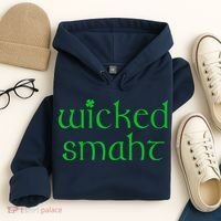 Wicked Smart Irish Boston Funny St Patricks Day Hoodie thumb 4