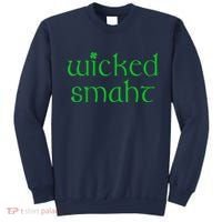 Wicked Smart Irish Boston Funny St Patricks Day Sweatshirt thumb 0