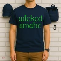 Wicked Smart Irish Boston Funny St Patricks Day T-Shirt thumb 6