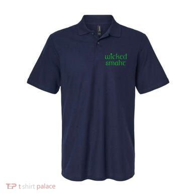 Wicked Smart Irish Boston Funny St Patricks Day Polo