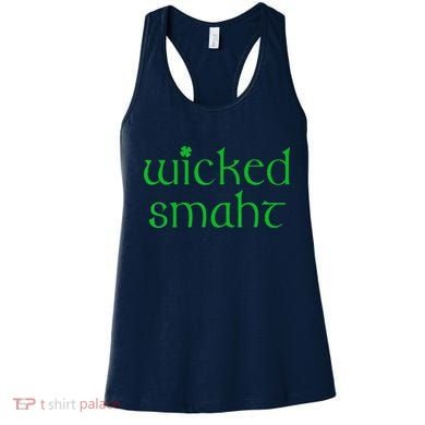 Wicked Smart Irish Boston Funny St Patricks Day Women's Tank Top
