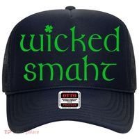 Wicked Smart Irish Boston Funny St Patricks Day Hat thumb 0