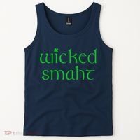 Wicked Smart Irish Boston Funny St Patricks Day Tank Top thumb 2