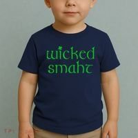 Wicked Smart Irish Boston Funny St Patricks Day Toddler T-Shirt thumb 2