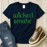 Wicked Smart Irish Boston Funny St Patricks Day Women's T-Shirt thumb 3
