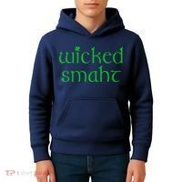 Wicked Smart Irish Boston Funny St Patricks Day Kids Hoodie thumb 4