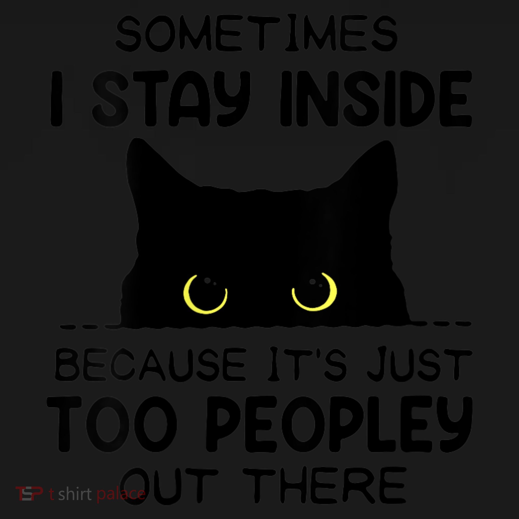 Womens Sometimes I Stay Inside It's Too Peopley Out There Bleached Women's Hoodie