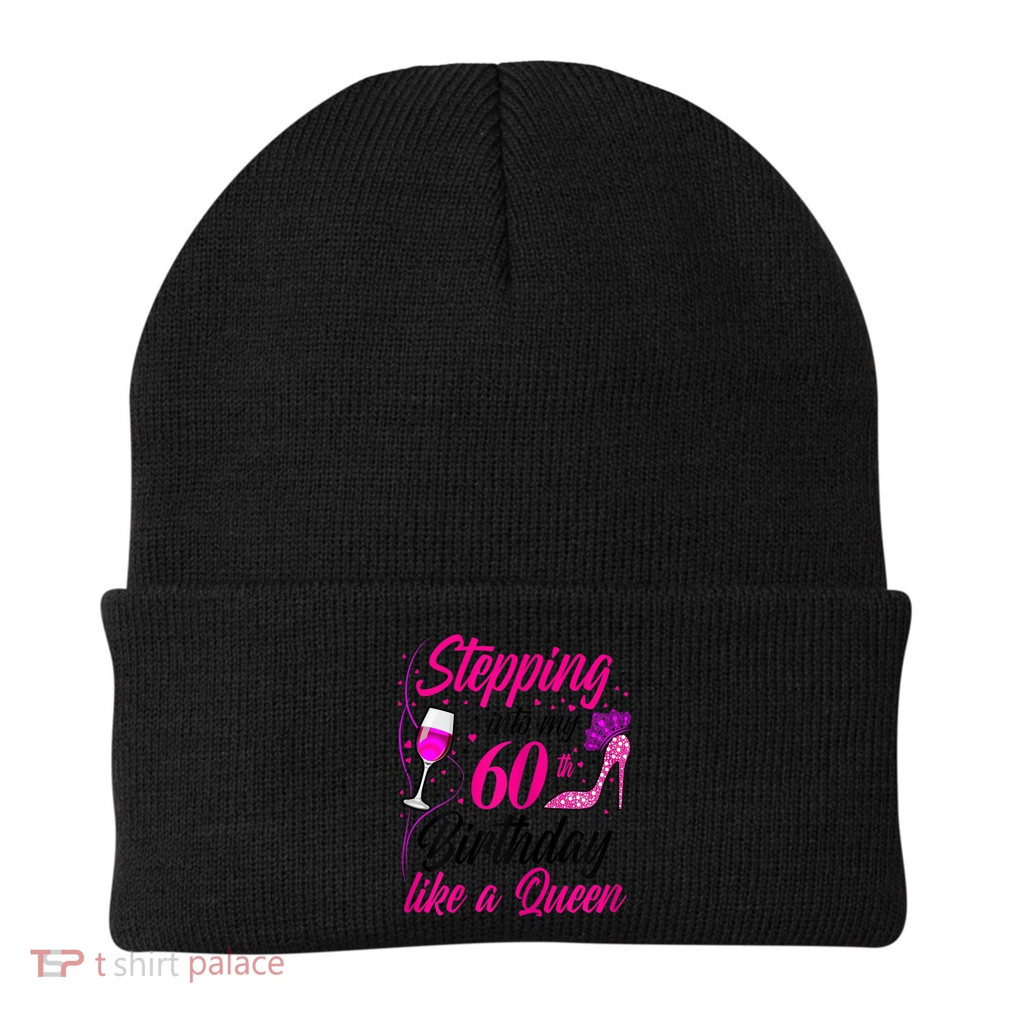 WoM.e.ns Stepping into my 60th Birthday like a Queen I 60th Birthday Beanie