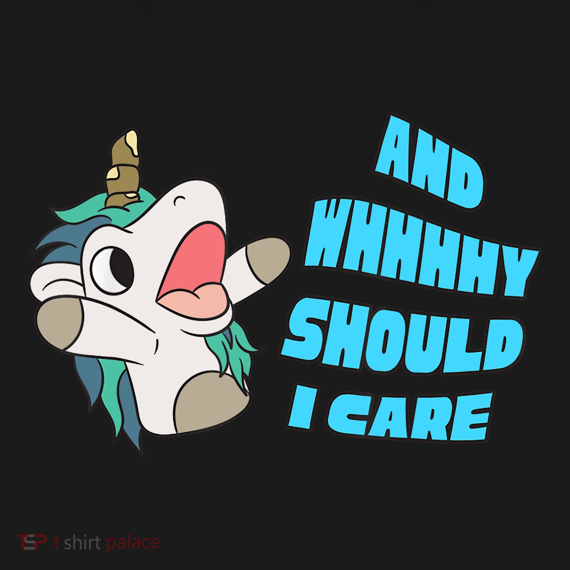 WHY SHOULD I CARE UNICORN GIFTS FUNNY SARCASTIC Ornament