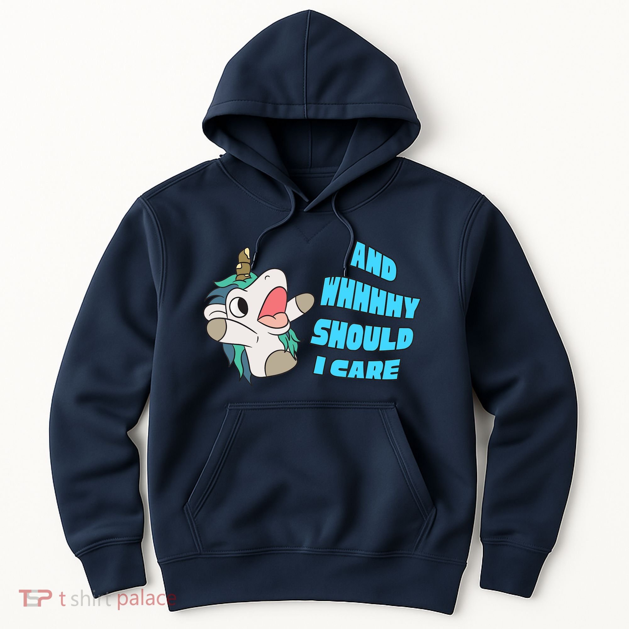 WHY SHOULD I CARE UNICORN GIFTS FUNNY SARCASTIC Hoodie