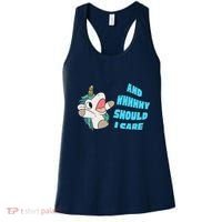 WHY SHOULD I CARE UNICORN GIFTS FUNNY SARCASTIC Women's Tank Top thumb 0