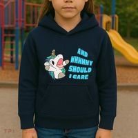 WHY SHOULD I CARE UNICORN GIFTS FUNNY SARCASTIC Kids Hoodie thumb 3