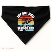 Water Sport Jet Ski Dad Like A Regular Dad Only Cooler Gift USA-Made Doggie Bandana thumb 0