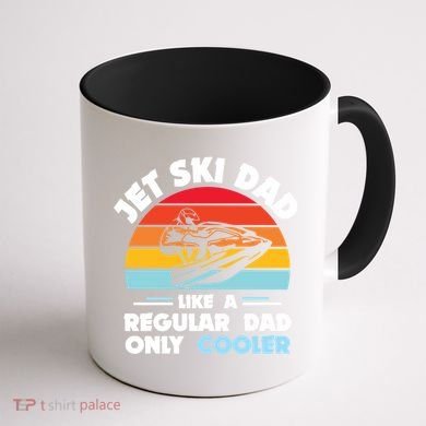 Water Sport Jet Ski Dad Like A Regular Dad Only Cooler Gift Coffee Mug back