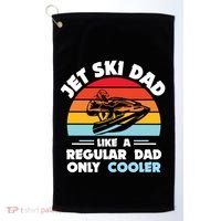 Water Sport Jet Ski Dad Like A Regular Dad Only Cooler Gift Golf Towel thumb 0